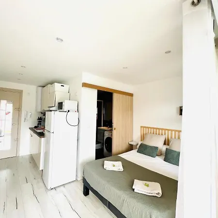 Les Palmiers - Avec Piscine Proche Plages - Wifi Et Clim Αντίμπ