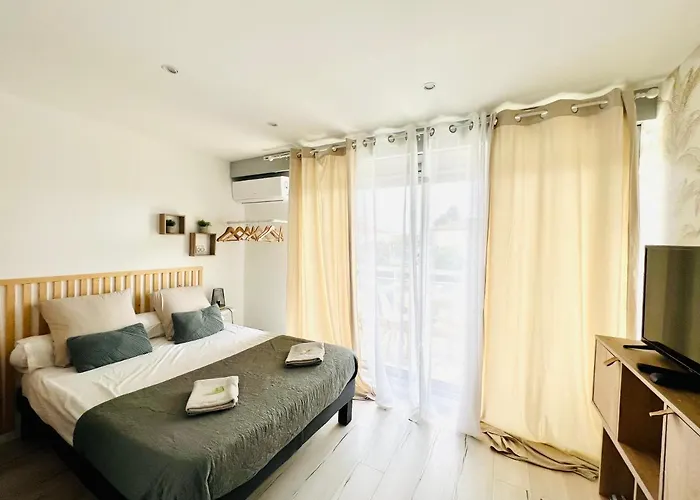 Les Palmiers - Avec Piscine Proche Plages - Wifi Et Clim *