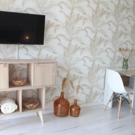 Les Palmiers - Avec Piscine Proche Plages - Wifi Et Clim Apartamento