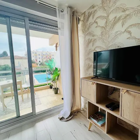 Les Palmiers - Avec Piscine Proche Plages - Wifi Et Clim *