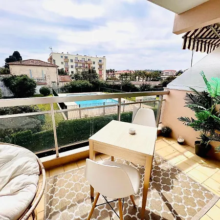 Les Palmiers - Avec Piscine Proche Plages - Wifi Et Clim * Antibes