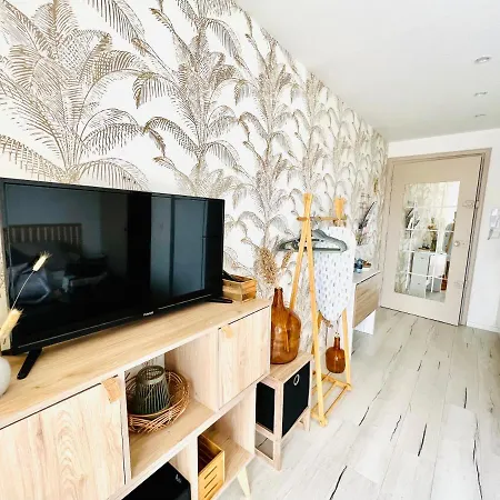 Les Palmiers - Avec Piscine Proche Plages - Wifi Et Clim Lejlighed *