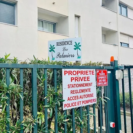 Les Palmiers - Avec Piscine Proche Plages - Wifi Et Clim * Antibes