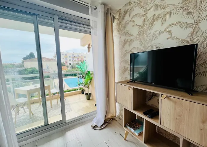 Les Palmiers - Avec Piscine Proche Plages - Wifi Et Clim *