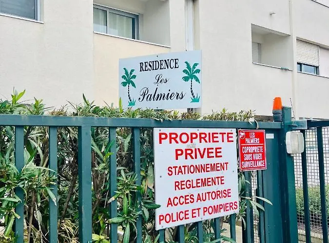 Les Palmiers - Avec Piscine Proche Plages - Wifi Et Clim * 昂蒂布